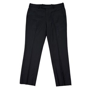 Coppley Mens 36x30 Dress Pants Adult Gray Herringbone Wool S110s Casual Preppy